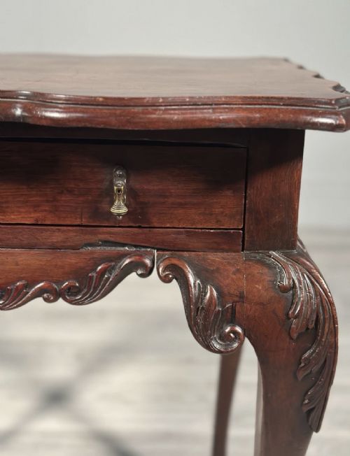 19TH CENTURY IRISH MAHOGANY SIDE TABLE - ADDITIONAL PHOTO 4