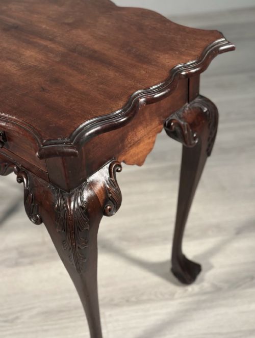 19TH CENTURY IRISH MAHOGANY SIDE TABLE - ADDITIONAL PHOTO 5