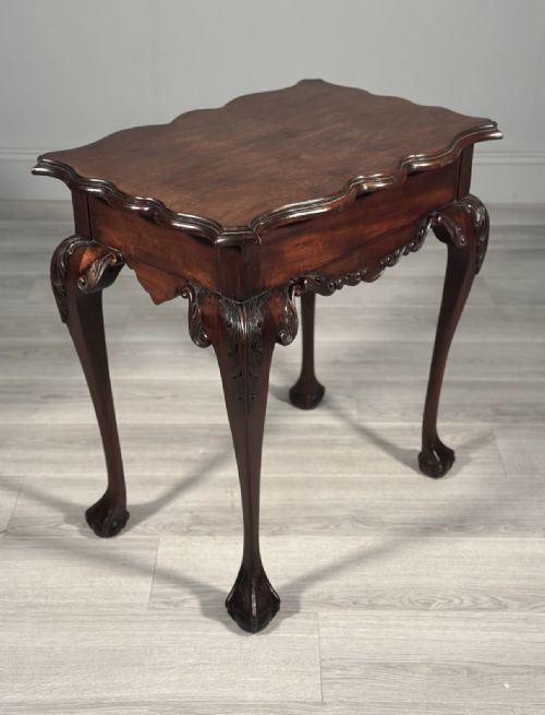 19TH CENTURY IRISH MAHOGANY SIDE TABLE - ADDITIONAL PHOTO 7