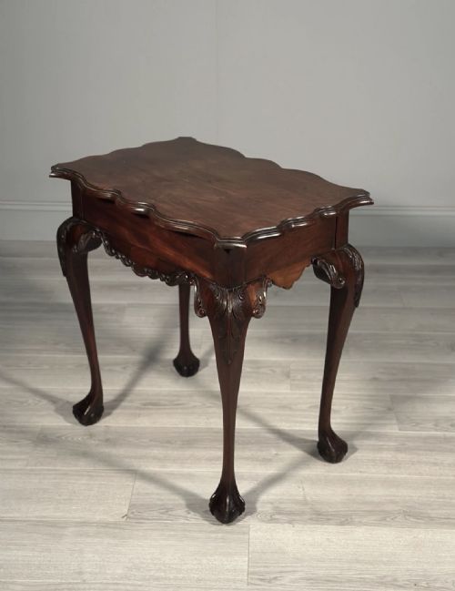 19TH CENTURY IRISH MAHOGANY SIDE TABLE - ADDITIONAL PHOTO 8