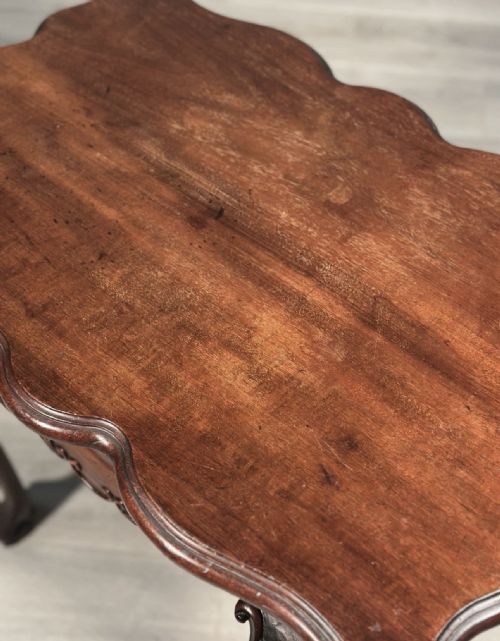 19TH CENTURY IRISH MAHOGANY SIDE TABLE - ADDITIONAL PHOTO 11