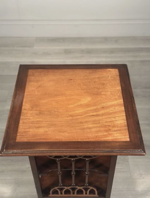 ARTS AND CRAFTS FRETWORK SIDE TABLE - ADDITIONAL PHOTO 8