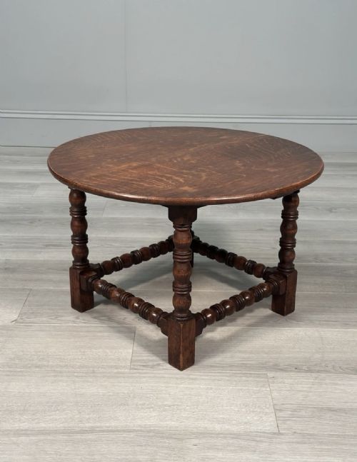 1920S OAK COFFEE TABLE - ADDITIONAL PHOTO 4