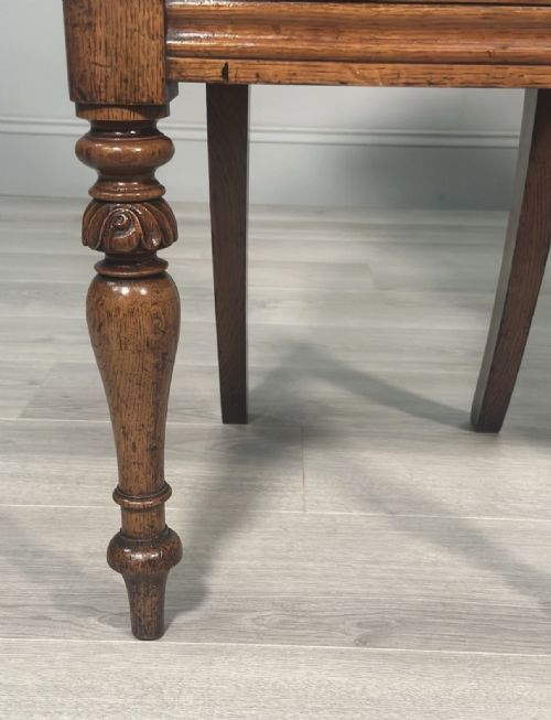 A PAIR OF OAK HALL CHAIRS C1860 - ADDITIONAL PHOTO 8