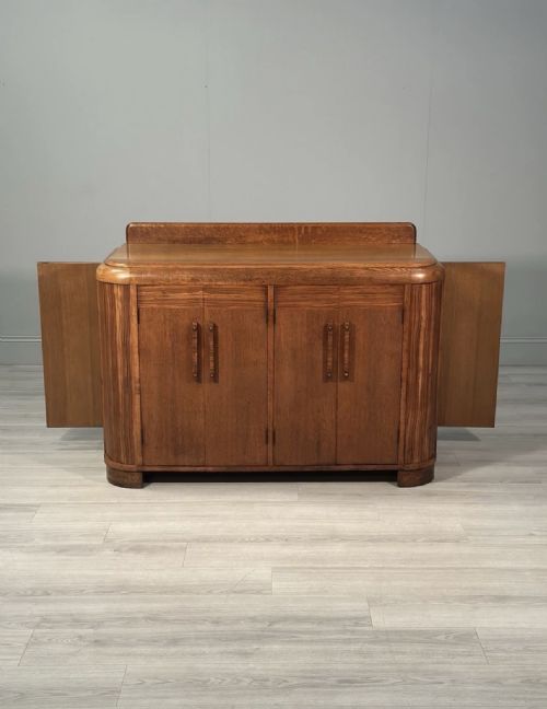 ART DECO OAK SIDEBOARD - ADDITIONAL PHOTO 2