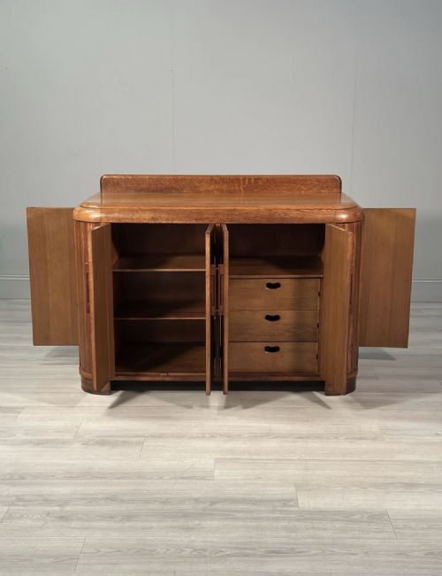 ART DECO OAK SIDEBOARD - ADDITIONAL PHOTO 3