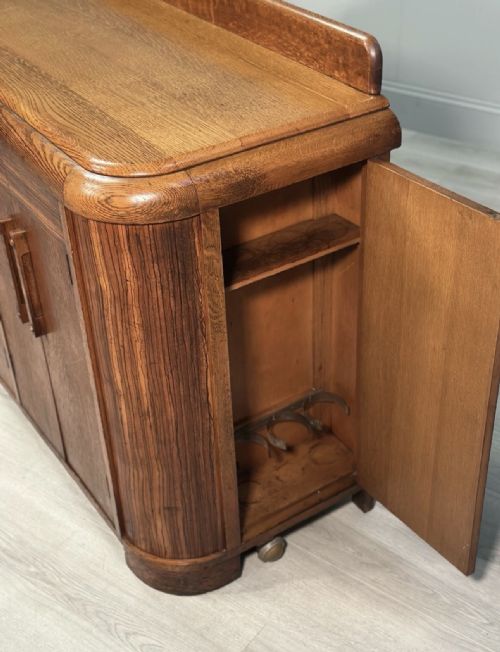 ART DECO OAK SIDEBOARD - ADDITIONAL PHOTO 5
