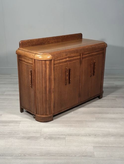 ART DECO OAK SIDEBOARD - ADDITIONAL PHOTO 7