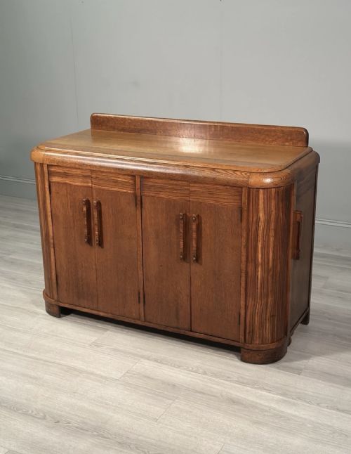 ART DECO OAK SIDEBOARD - ADDITIONAL PHOTO 9