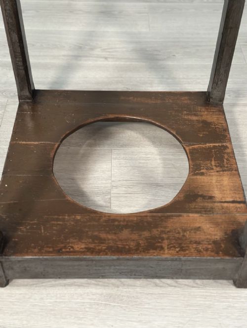 VICTORIAN PINE WASH STAND IN PAINT - ADDITIONAL PHOTO 4