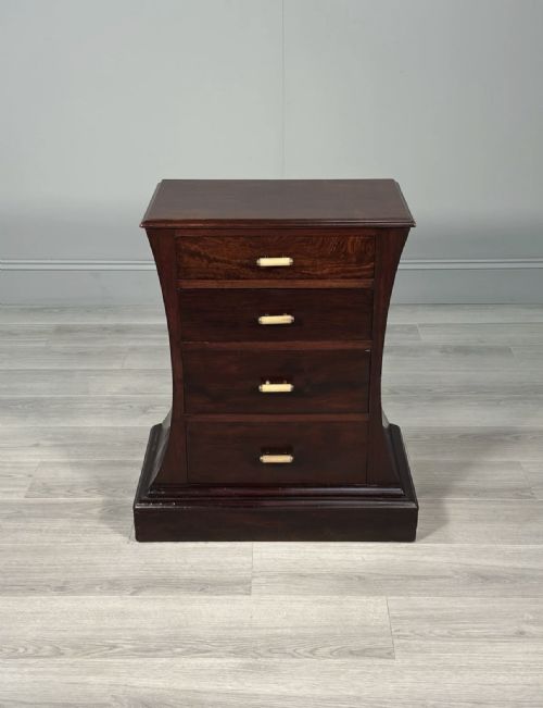 SHAPELY ART DECO CHEST OF DRAWERS - ADDITIONAL PHOTO 1