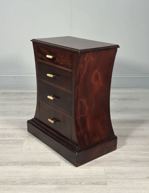 SHAPELY ART DECO CHEST OF DRAWERS - ADDITIONAL PHOTO 4