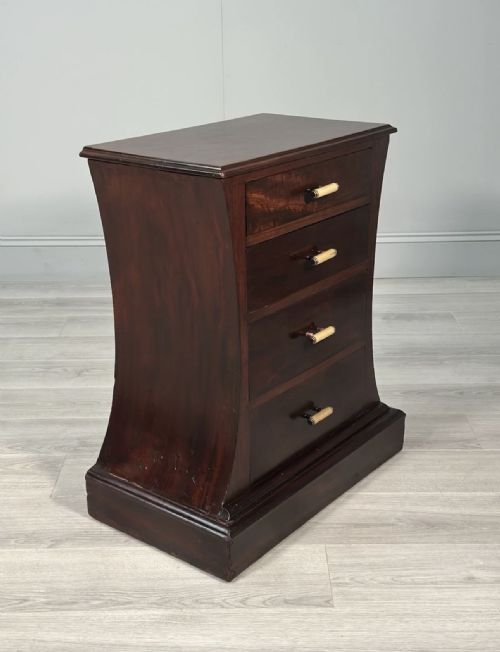 SHAPELY ART DECO CHEST OF DRAWERS - ADDITIONAL PHOTO 6