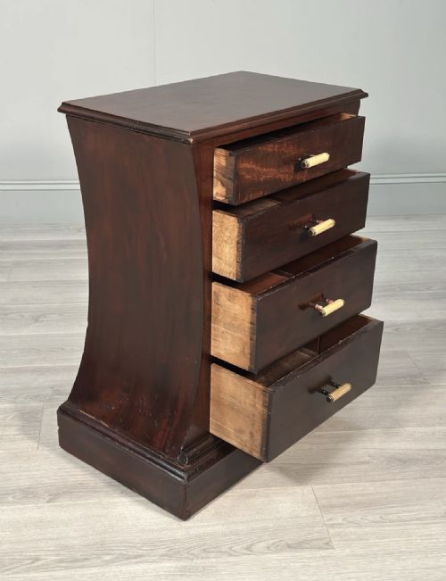 SHAPELY ART DECO CHEST OF DRAWERS - ADDITIONAL PHOTO 8