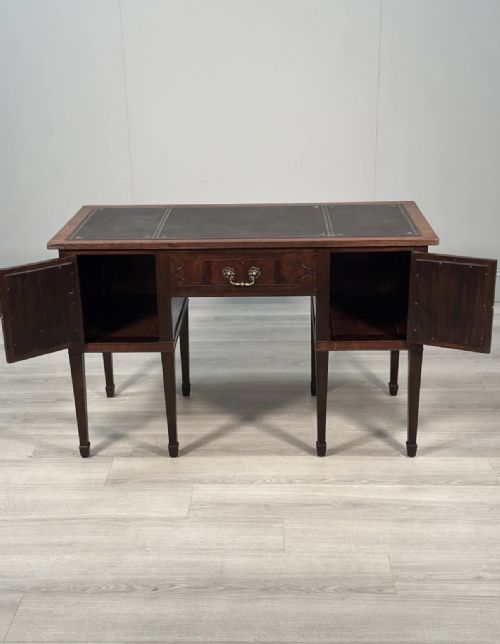 EDWARDIAN MAHOGANY DESK - ADDITIONAL PHOTO 1