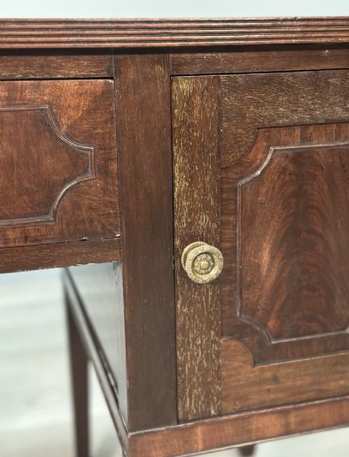 EDWARDIAN MAHOGANY DESK - ADDITIONAL PHOTO 5