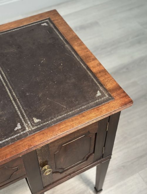EDWARDIAN MAHOGANY DESK - ADDITIONAL PHOTO 6