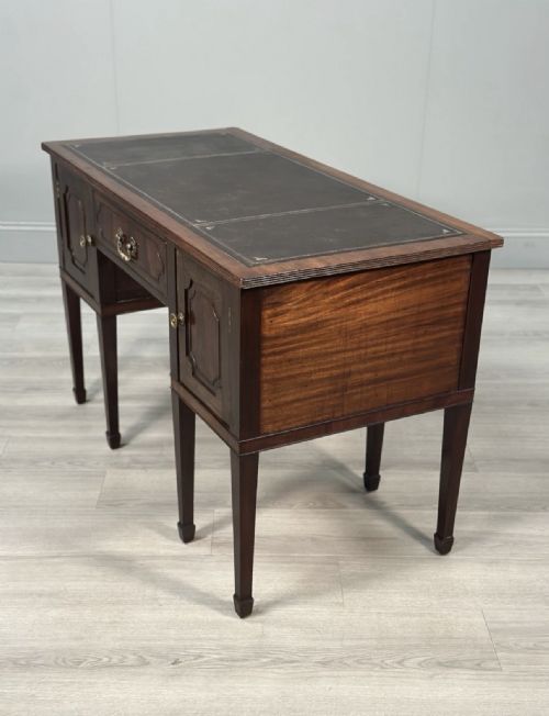 EDWARDIAN MAHOGANY DESK - ADDITIONAL PHOTO 7