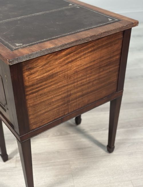 EDWARDIAN MAHOGANY DESK - ADDITIONAL PHOTO 8