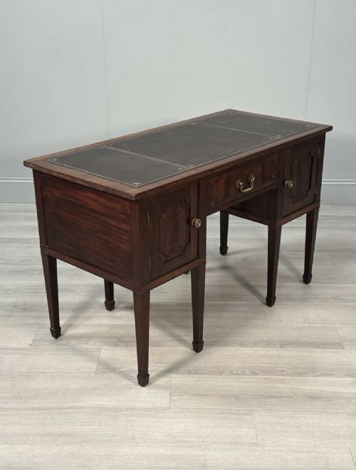 EDWARDIAN MAHOGANY DESK - ADDITIONAL PHOTO 9