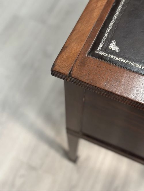 EDWARDIAN MAHOGANY DESK - ADDITIONAL PHOTO 14