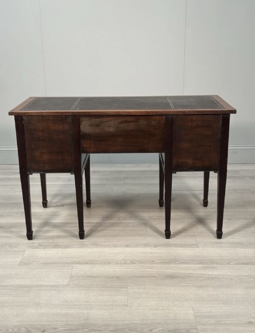 EDWARDIAN MAHOGANY DESK - ADDITIONAL PHOTO 17