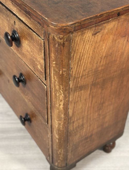 ANTIQUE CHEST OF DRAWERS IN SCUMBLE PAINT - ADDITIONAL PHOTO 9