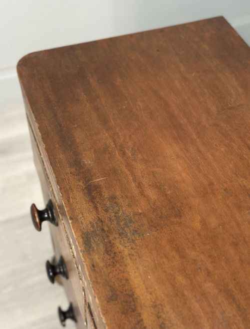ANTIQUE CHEST OF DRAWERS IN SCUMBLE PAINT - ADDITIONAL PHOTO 13