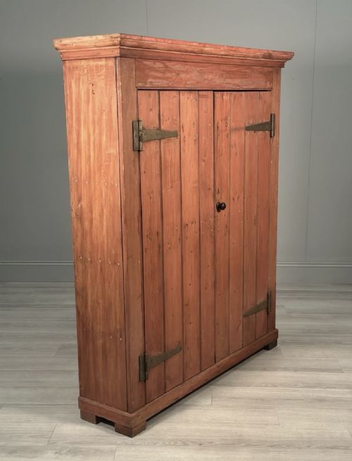 LARGE VICTORIAN PINE LARDER CUPBOARD - ADDITIONAL PHOTO 8