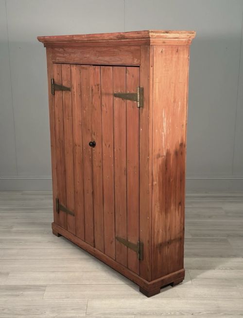 LARGE VICTORIAN PINE LARDER CUPBOARD - ADDITIONAL PHOTO 11