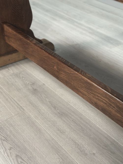 ANTIQUE OAK REFECTORY TABLE - ADDITIONAL PHOTO 8