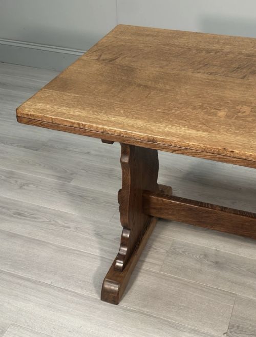 ANTIQUE OAK REFECTORY TABLE - ADDITIONAL PHOTO 10