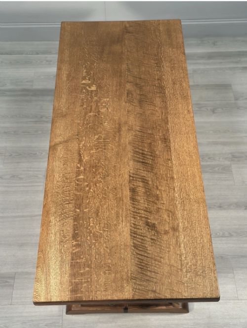 ANTIQUE OAK REFECTORY TABLE - ADDITIONAL PHOTO 11