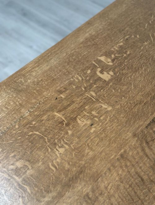 ANTIQUE OAK REFECTORY TABLE - ADDITIONAL PHOTO 15