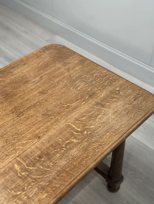ANTIQUE OAK DINING TABLE C1910 - ADDITIONAL PHOTO 14