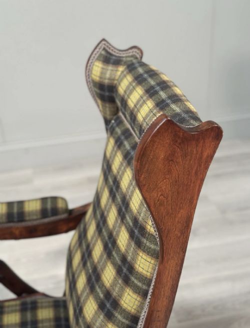 ANTIQUE FOLDING CAMPAIGN ARMCHAIR - ADDITIONAL PHOTO 5