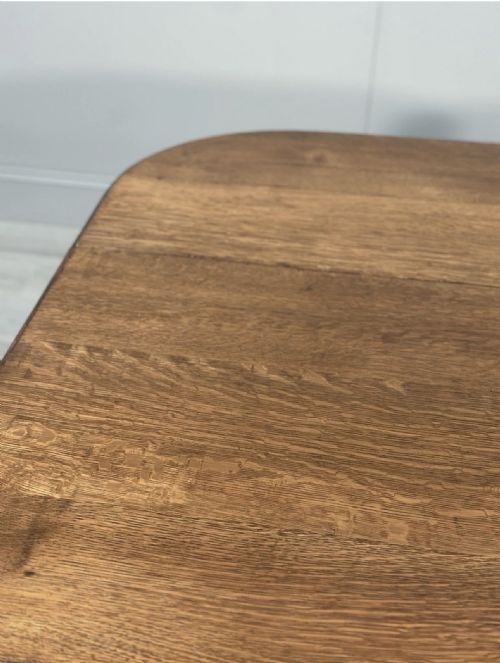 ANTIQUE OAK DROP LEAF DINING TABLE - ADDITIONAL PHOTO 12