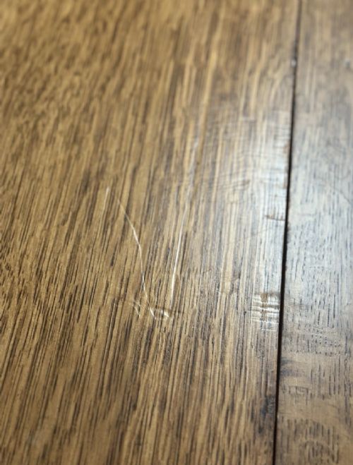 ANTIQUE OAK DROP LEAF DINING TABLE - ADDITIONAL PHOTO 14