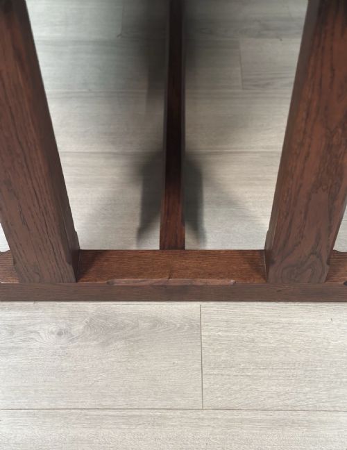 ARTS CRAFTS OAK REFECTORY TABLE - ADDITIONAL PHOTO 9