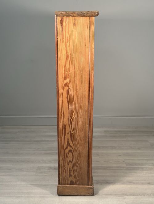 LARGE ANTIQUE PITCH PINE SCHOOL CUPBOARD - ADDITIONAL PHOTO 13