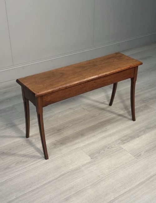 19th century walnut piano stool - CATEGORY: ANTIQUE STOOLS - DATED VICTORIAN