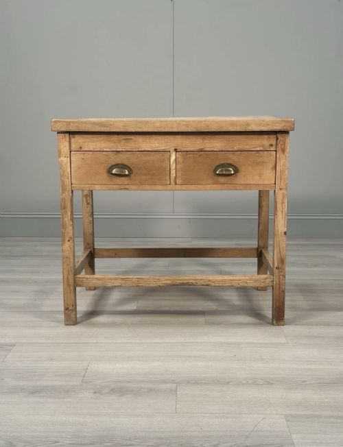 ANTIQUE BAKERS PREP TABLE - ADDITIONAL PHOTO 1