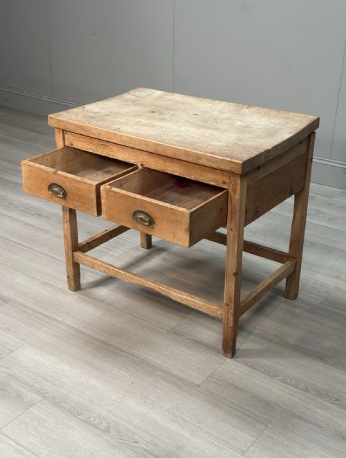 ANTIQUE BAKERS PREP TABLE - ADDITIONAL PHOTO 7