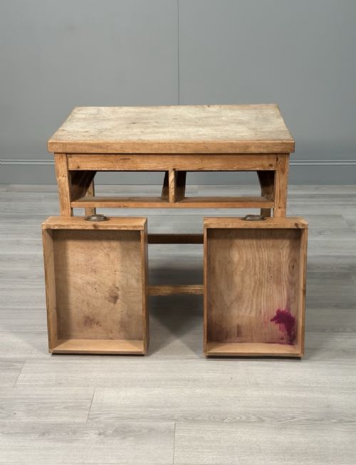 ANTIQUE BAKERS PREP TABLE - ADDITIONAL PHOTO 8