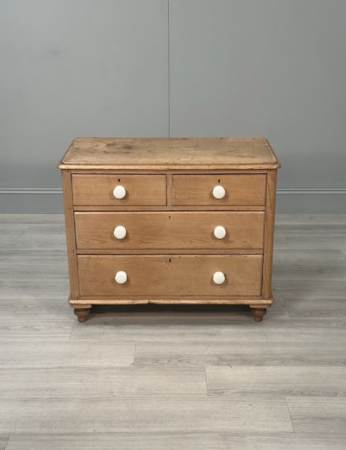 VICTORIAN PINE CHEST OF DRAWERS - ADDITIONAL PHOTO 2