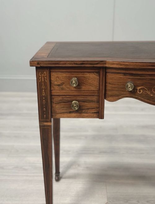 SHERATON REVIVAL ROSEWOOD WRITING DESK - ADDITIONAL PHOTO 3