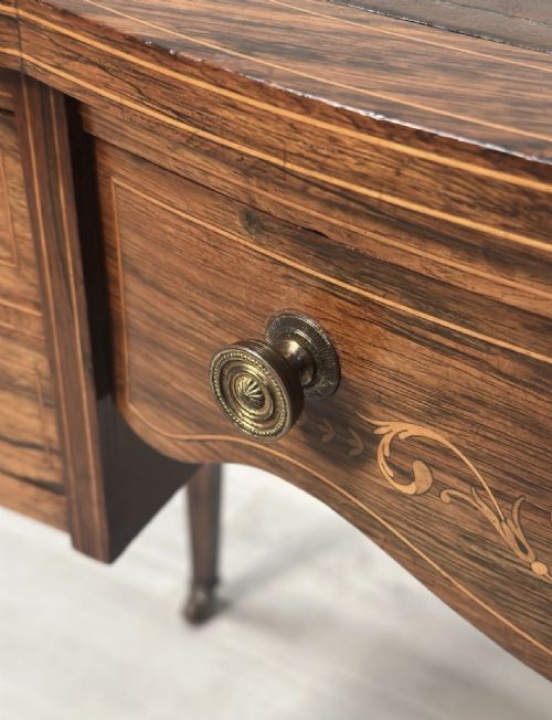 SHERATON REVIVAL ROSEWOOD WRITING DESK - ADDITIONAL PHOTO 9