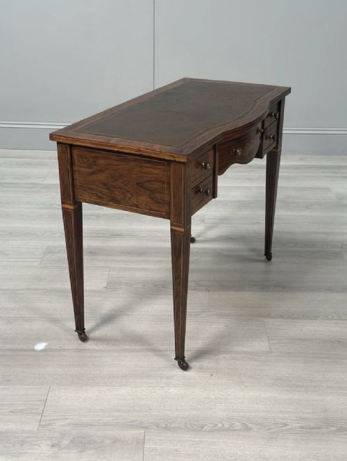 SHERATON REVIVAL ROSEWOOD WRITING DESK - ADDITIONAL PHOTO 14