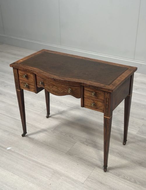 SHERATON REVIVAL ROSEWOOD WRITING DESK - ADDITIONAL PHOTO 15