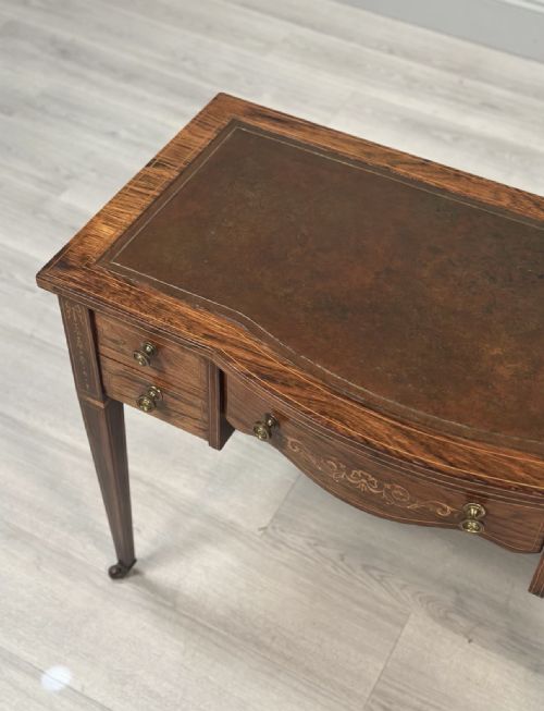 SHERATON REVIVAL ROSEWOOD WRITING DESK - ADDITIONAL PHOTO 16